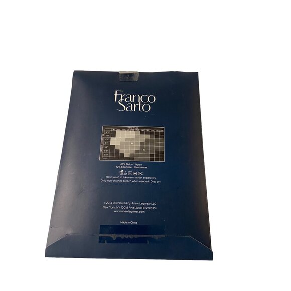 Franco Sarto Control Top Sheer Pantyhose Nude Size A NWT - Picture 4 of 7